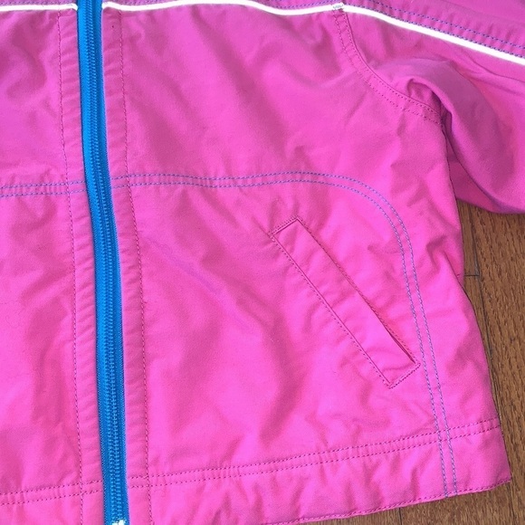 Hanna Andersson Pink and Blue Retro Style Winter Snow Jacket Size 80 (18-24M) - Picture 2 of 12